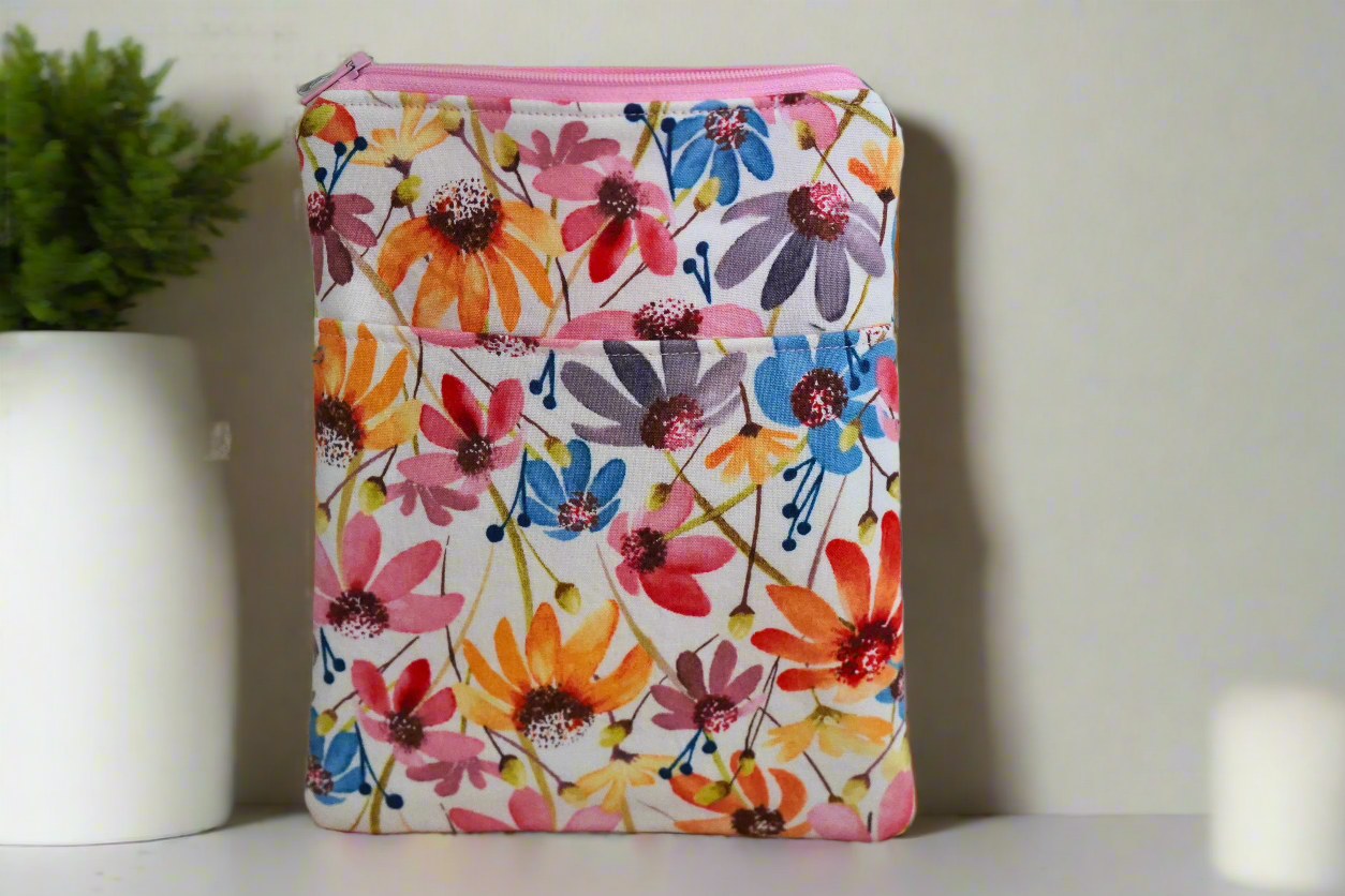 Coneflower Floral Book Sleeve