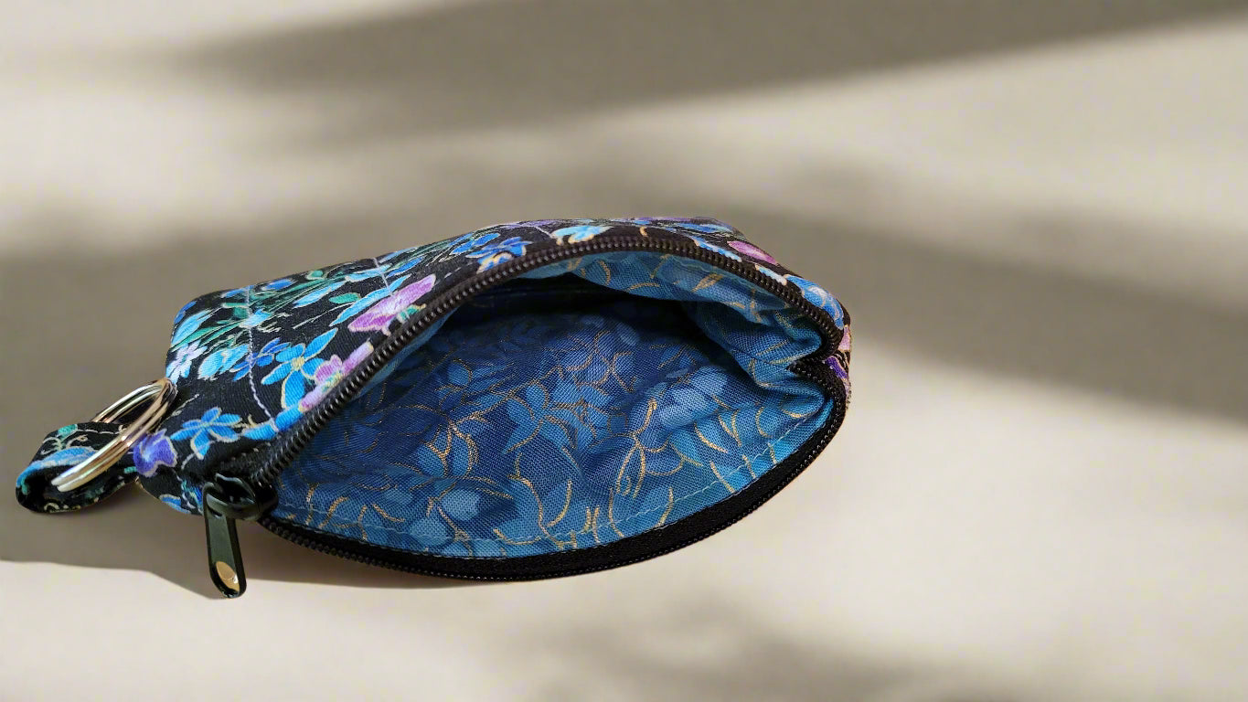 Blooming Vine Mini Keychain Wallet