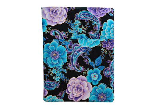 Multi Floral Paisley Medium Book Sleeve