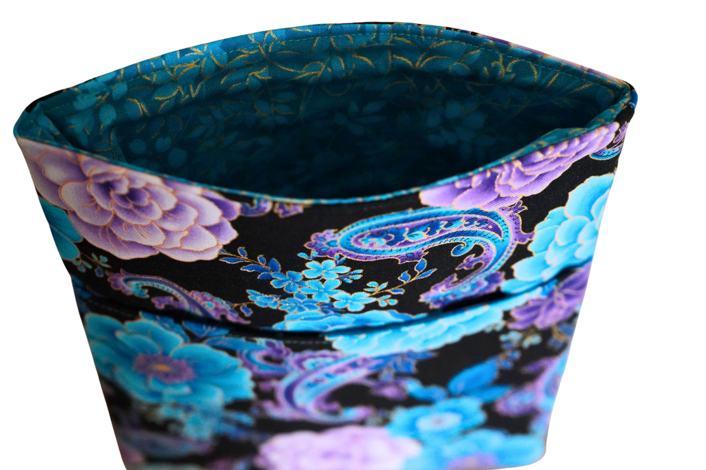 Multi Floral Paisley Medium Book Sleeve